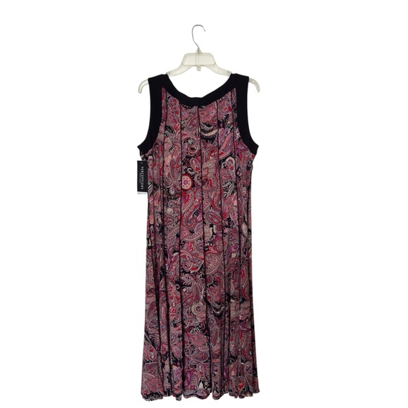 Perceptions New York Size 18 Multicolor Paisley Sleeveless Whimsigoth Dress NWT - Picture 2 of 7